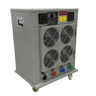 The Universal Load Bank ULB-R110 is a compact 110 KW portable load bank for testing stand-by generators, UPS systems etc.