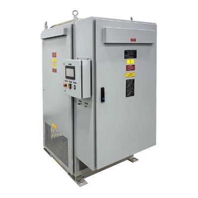 The Universal Load Banks ULB-R500 is a compact , versalite 500 KW stationary / permanent load bank that can be used to test loads upto a maximum of 500 KW at 480V and at other voltages such as 400 V, 600 V with derating.