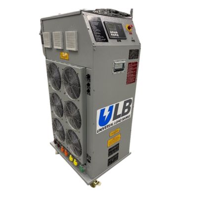The R310 portable load bank is the new standard for power system testing. Providing a full 310 kW at 480V, 290 kW at 240V and 230 kW at 208V. Designed for continuous indoor or outdoor operation the R310 is the ideal choice for load testing in rugged Service or Rental environments. The slim design and large capacity make the R310 the load bank of choice for Data Center testing.